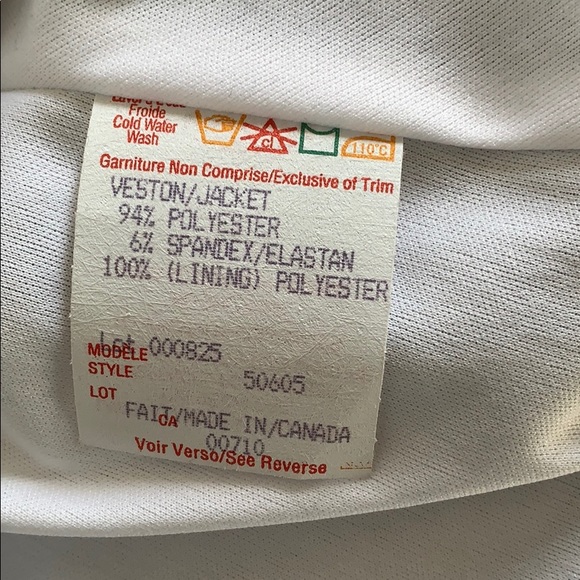 VTG Joseph Ribkoff Zebra Black White Bold Retro Veston Glitter Blouse Jacket - Picture 6 of 7